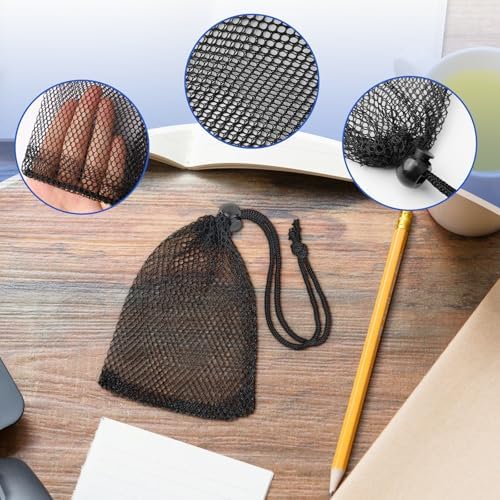 6Pcs Small Mesh Drawstring Bags - Image 3
