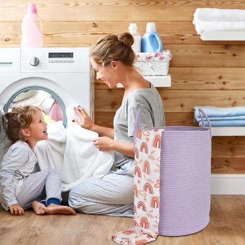 XUANGUO Rope Laundry Basket Hamper - Image 4