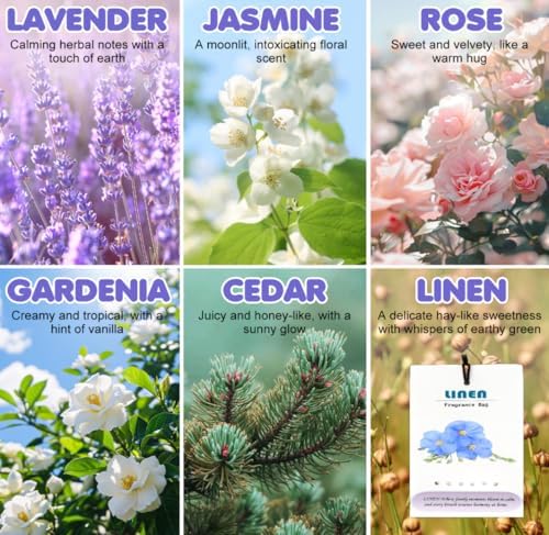 Aryiten 8 Packs Large Linen Scented Sachets - Image 6