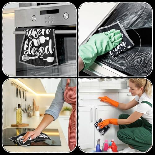 Mindsoft 36 Pcs Farmhouse Black and White Kitchen Homemade Reusable Paper - Image 6