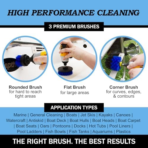 Drillbrush Boat Cleaning Brush Kit - Image 2