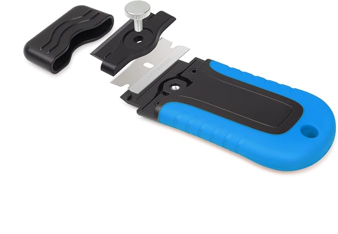 Gomake Razor Blade Scraper Tool, Glass Stovetop Paint Scraper | 10PCS Stainless - Image 7
