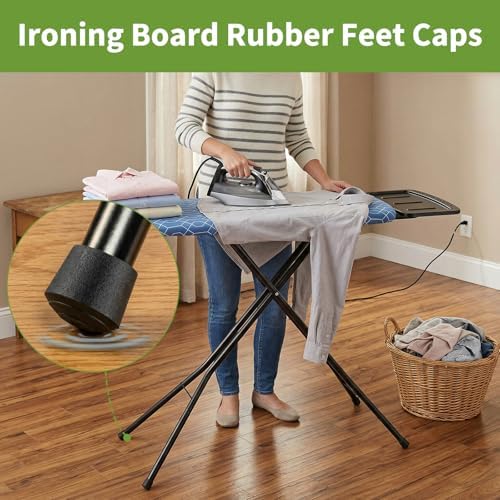 Rubber Leg Caps for Ironing Board, Floor Scratch & Noise Protection 8 Pack - Image 2