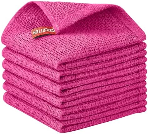 Nialnant 6 Pack Rosered Dish Cloths by Nialnant