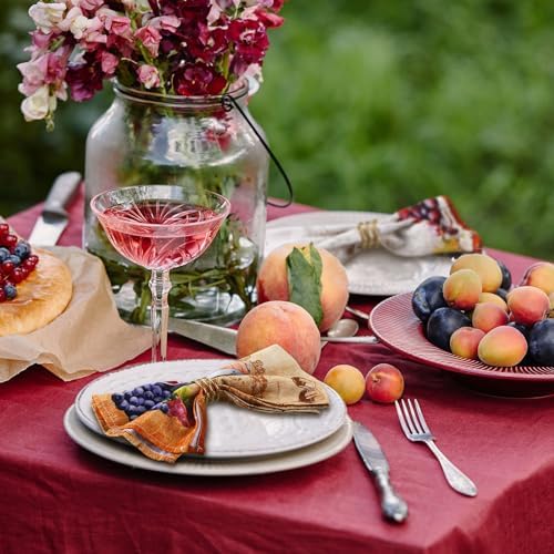 Bencailor 6 Pcs Red Wine Kitchen Towels Decorative Sets Dish Towels Absorbent - Image 4