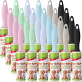 Hushee 24 Pcs Mini Lint Roller for Travel Size, Pet Hair Remover by Hushee