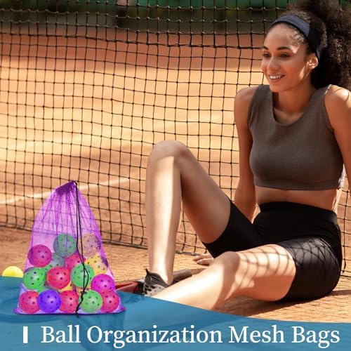 6 Pack Mesh Drawstring Bags - Image 4