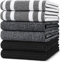 Homaxy Cotton 380 GSM Premium Kitchen Towels, 6 Pack by Homaxy