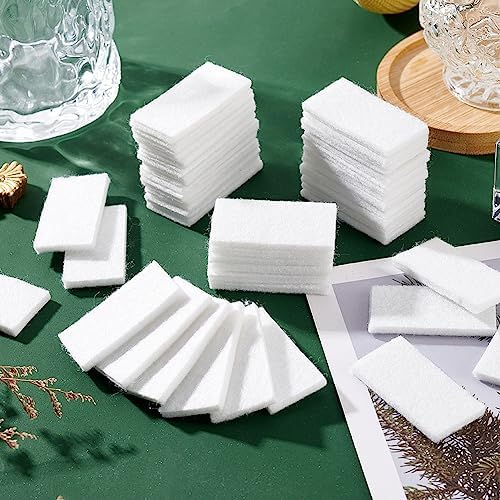 PH PandaHall 150pcs Rectangle Aroma Pads Aromatherapy Refill Pads 1.7×0.9" - Image 4
