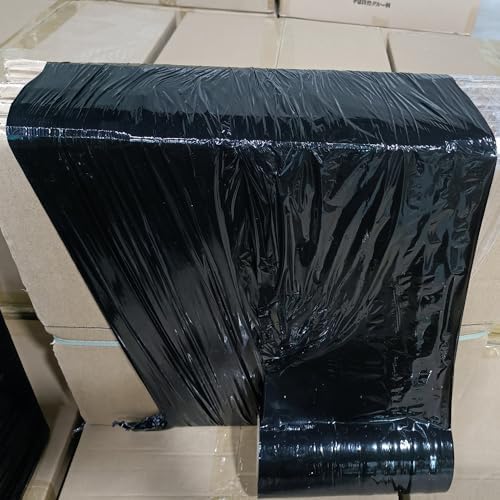 Black Plastic Stretch Wrap Film 9”×1000ft 80 Gauge Storage Industrial - Image 5