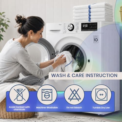 Bar Mop Towels Pack of 60 – Bulk Terry Cleaning Rags 16"x19" – Absorbent - Image 5