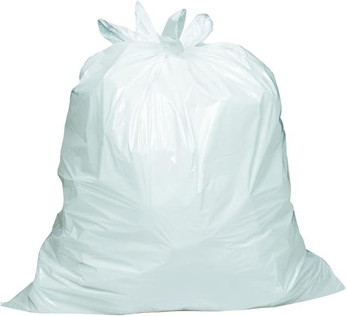 Amazon Basics 8 Gallon Flap Tie Trash Bags, Fresh Scent - Image 2
