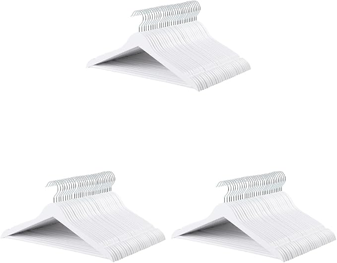 Amazon Basics Wood Suit Clothes Hangers by AmazonBasics