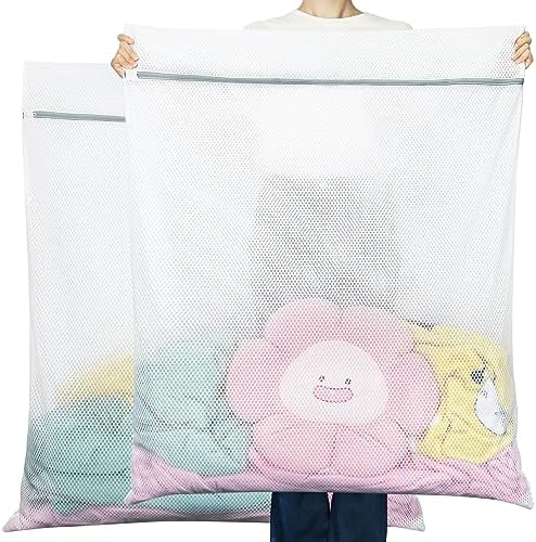 Vivifying Mesh Laundry Bags, 2 Pack XXXL Extra Large Honeycomb Laundry Bags by Vivifying