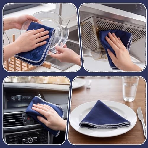 36 Pack Reusable Paper Towels Roll Cleaning Cloth - Image 6