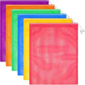 Frienda 6 Pack Mesh Drawstring Bags 11x15 Inch by Frienda