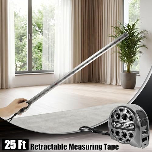 Stainless Steel Tape Measure 25Ft/7.5M Double Side Scale Metric & Imperial - Image 4