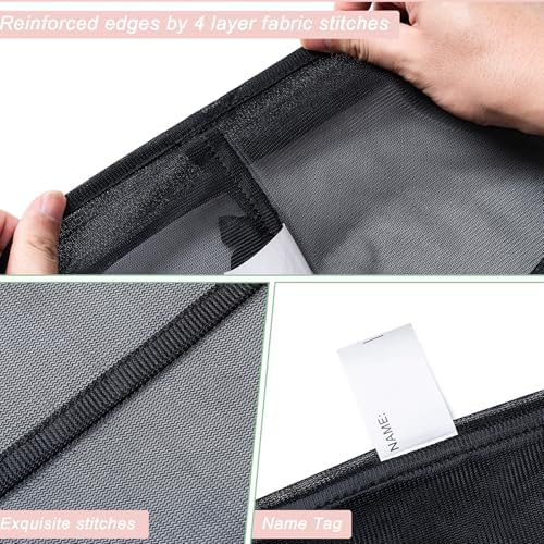 4 Pack Mesh Travel Laundry Bag 12" x 16"Extra Large Dirty Clothes Organizer - Image 5
