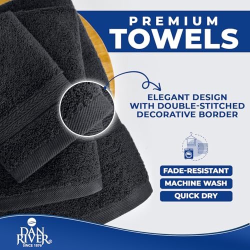 DAN RIVER 8 Piece Luxury Bath Towels - Image 6