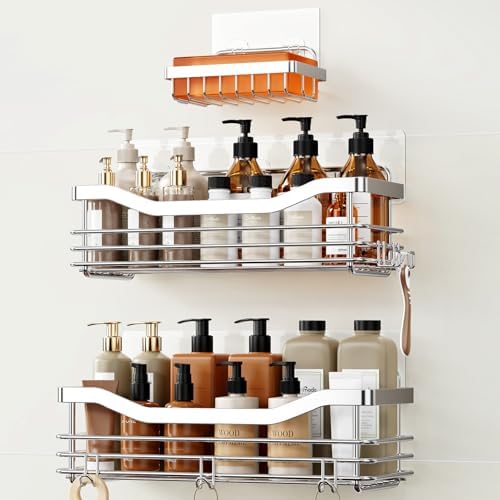 Orimade Shower Caddy Basket Soap Dish Holder Shelf by Orimade