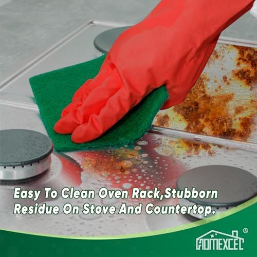 HOMEXCEL Heavy Duty Scouring Pads, 24 Pack Green Scrub Pads - Image 4