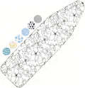 Ironing Board Cover and Pad, 15x54 Standard Size, Scorch Resistant by Dalykate