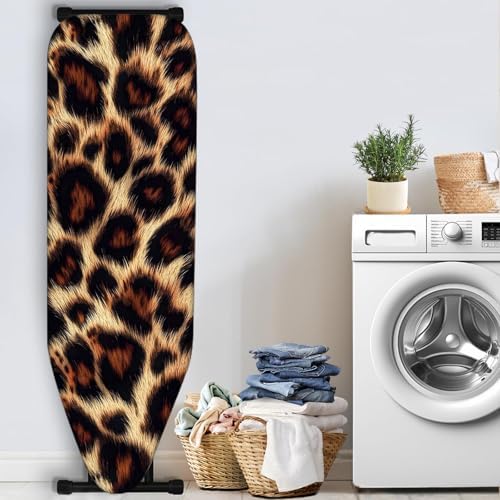 Nuxovilar Realistic Leopard Print Ironing Board Cover 15x54 Polyester - Image 3