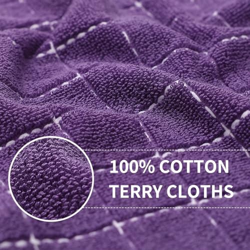 Homaxy 100% Cotton Terry Kitchen Towels, 2 Pack - Image 2