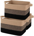 OIAHOMY Cotton Rope Storage Baskets by MasterofSpaceOptimization