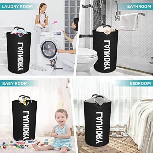90L Large Laundry Basket, Dirty Clothes Waterproof Laundry Hamper - Image 6