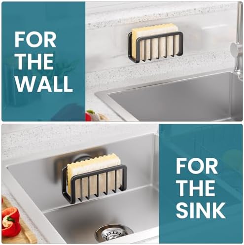 TAILI Sink Caddy with Strong Suction Cup, Sponge Holder - Image 6