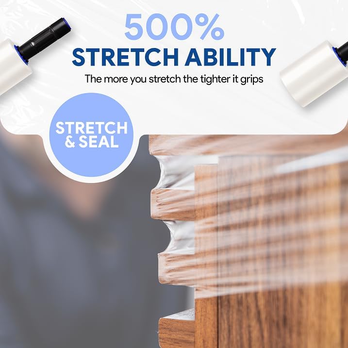 International Plastics Co. 5" Plastic Stretch Wrap - Image 3