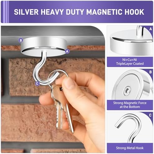 Neosmuk Magnetic Hooks Steel Tube Design - Image 3