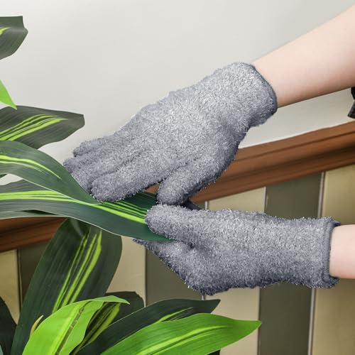 Patelai 3 Pairs Microfiber Dusting Gloves - Image 2