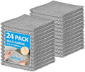 24Pack Multipurpose Wire Dishwashing Rags, Upgrade Non Scratch Wire Dishcloth by WYDZKJ