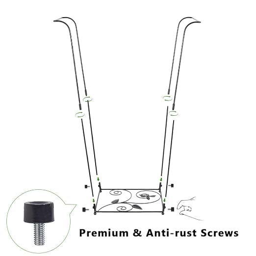 Stargarden 2Pack Trash Bag Holder, Garbage Bag Holder | Metal Leaf Bag Holder - Image 4