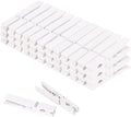 White Clothes pins 2.9inch 50PCS White, Colorful ClothesPins Wooden Clips by WAENLIR