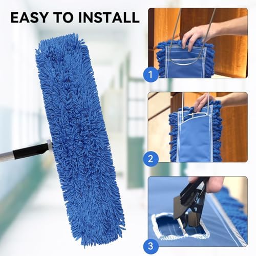 Commercial 36 Inch Dust Mop Head: Replacement Heavy-Duty Sweeper and Janitorial - Image 3