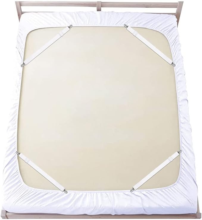 Sopito Sheet Straps, Adjustable Elastic Bed Sheet Holder, Non-Slip Strong - Image 7