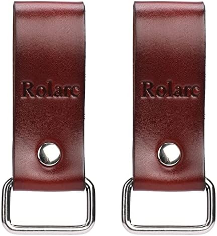 Tape Measure Holder Leather Belt Clip Drill Impact Tool Holster Heavy Duty by Rolarc