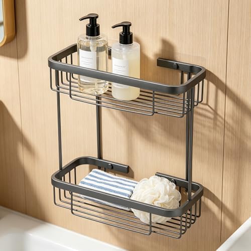 Corner Shower Caddy, 201 Stainless Steel Bathroom Shelf Organizer, Wall Mounted by Midodor