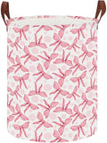 Bowknot Waterproof Laundry Hamper, Baby Nursery Hamper, Clothes Organizer Basket by NTAOHAMPER