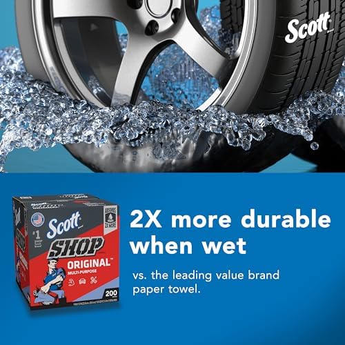 Scott Shop Towels Original, 200 Towels/Box, 8 Boxes/Case - Image 5