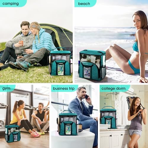 Attmu Mesh Shower Caddy Portable Dorm Room Essentials, Toiletry Tote Bag - Image 6