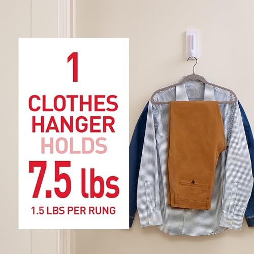 Command Folding Clothes Hanger, Holds up to 5 Hangers 7.5 lb, 1.5lbs per Rung - Image 3