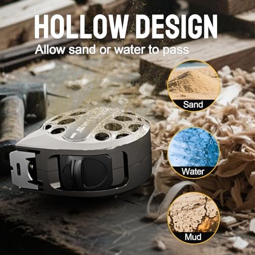 STEELITE Tape Measure 25'FT Foot Stainless Steel Retractable Measuring Tape - Image 4