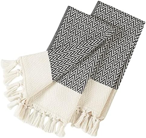 sea me at home Kitchen Hand Towels and Dishcloths Set of 2, Turkish Hand Towels by seameathome