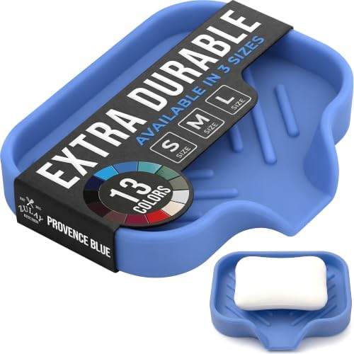 Zulay Kitchen Small Silicone Sponge Holder – Space-Saving Sink Organizer Tray by ZulayKitchen
