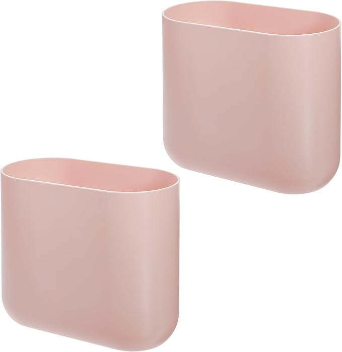 iDesign Small Slim Plastic Bathroom Trash Can by iDesign