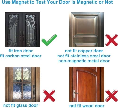 Magnetic Wreath Hanger, 2 Pack Heavy Duty Magnets - Image 6